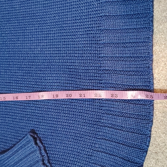 Vintage med blue sweater turtle neck y2k - Picture 3 of 6